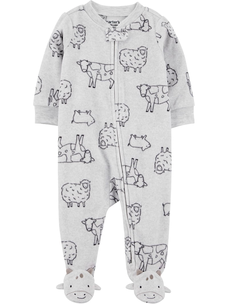Carters soft fleece overall