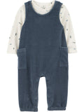 Carters velvet romper