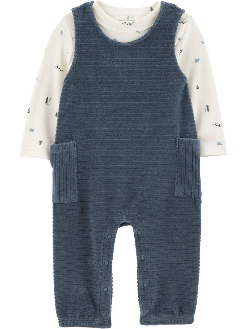Carters velvet romper