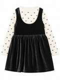 Carters Velvet Dress 2 pcs