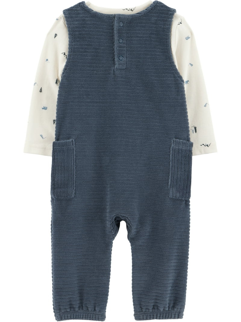 Carters velvet romper