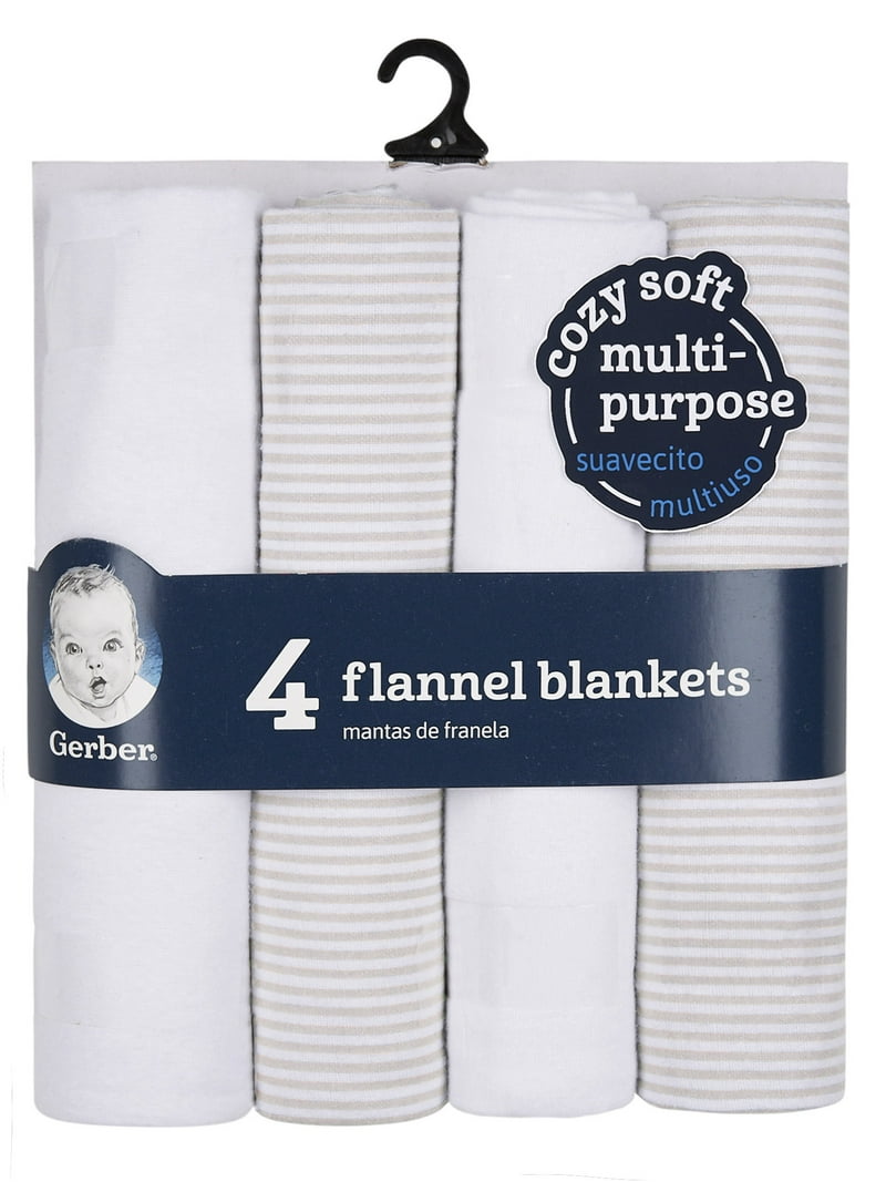 Gerber 4 flannel blankets