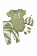 Just a boy in love with his mama set 4 pcs