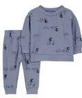 Carters set blue lion