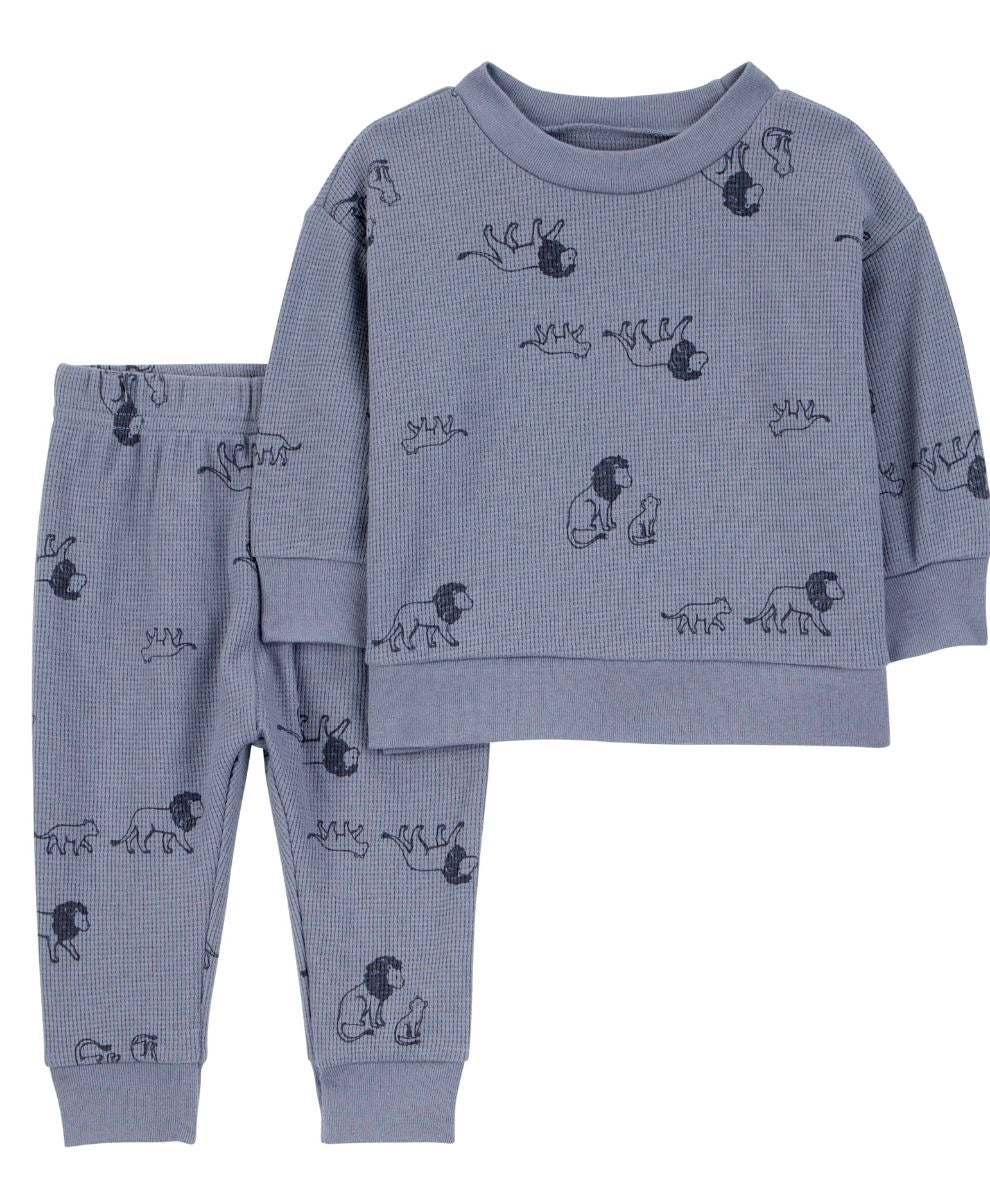 Carters set blue lion