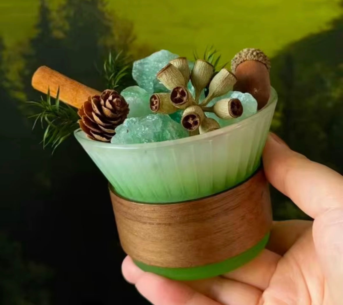Solid natural crystal Diffuser