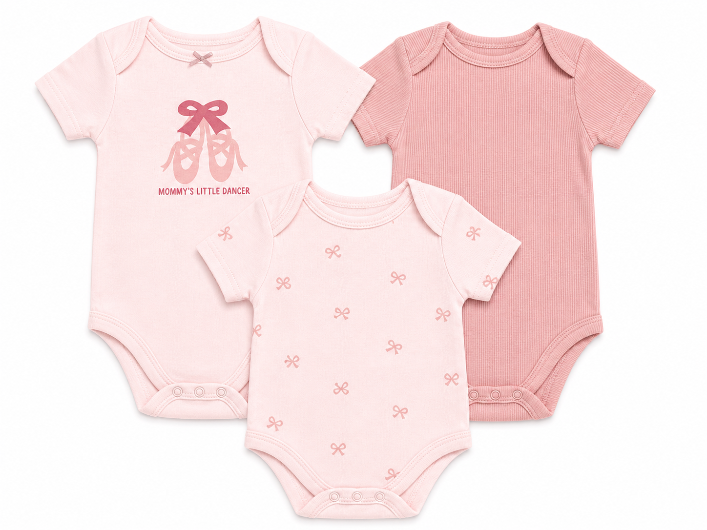 GRACO mommy’s little dancer bodysuit set (3-pack)