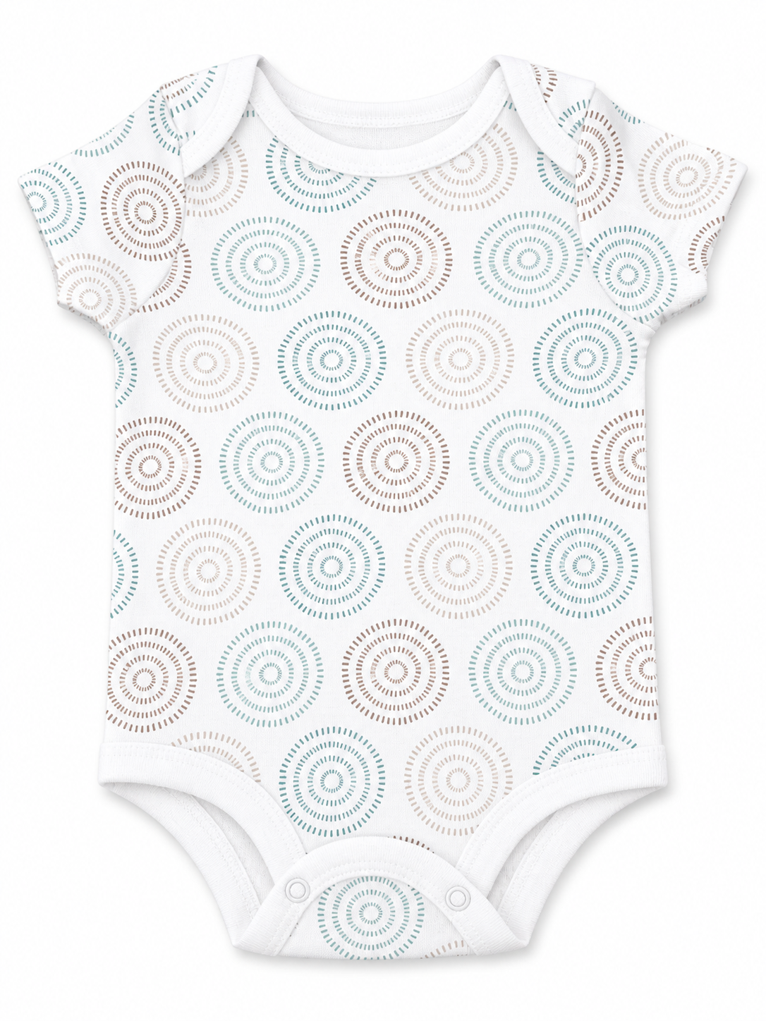 Baby sheep and stars bodysuit set (5-pack)