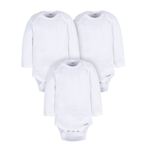 Gerber long sleeve onesies (3-pack)