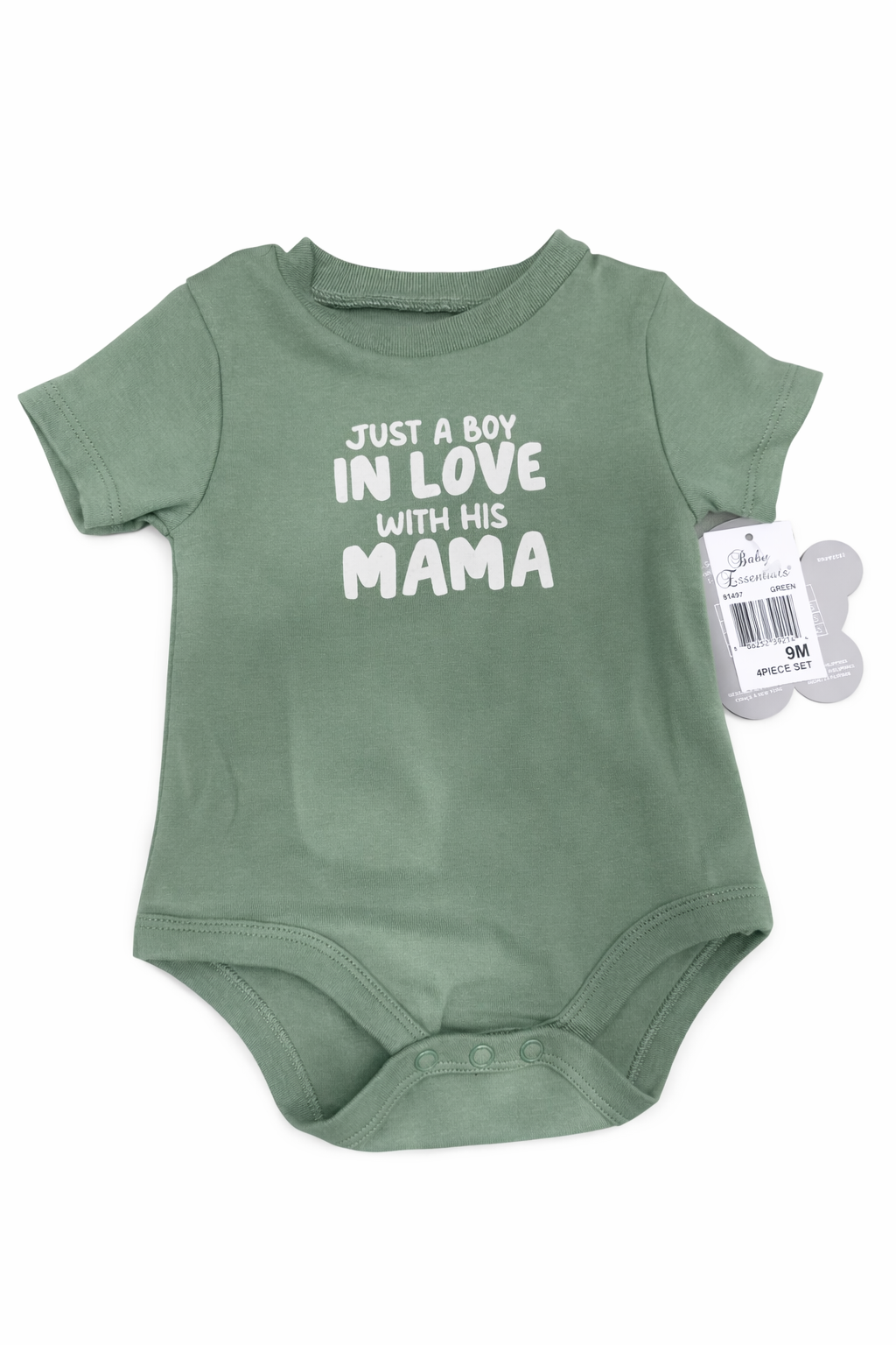 Just a boy in love with his mama set 4 pcs