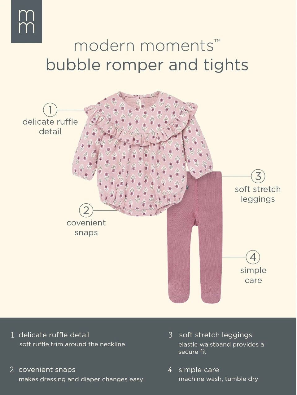 Modern moments by gerber romper