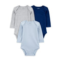 Carters pack of 3 bodysuits long sleeve
