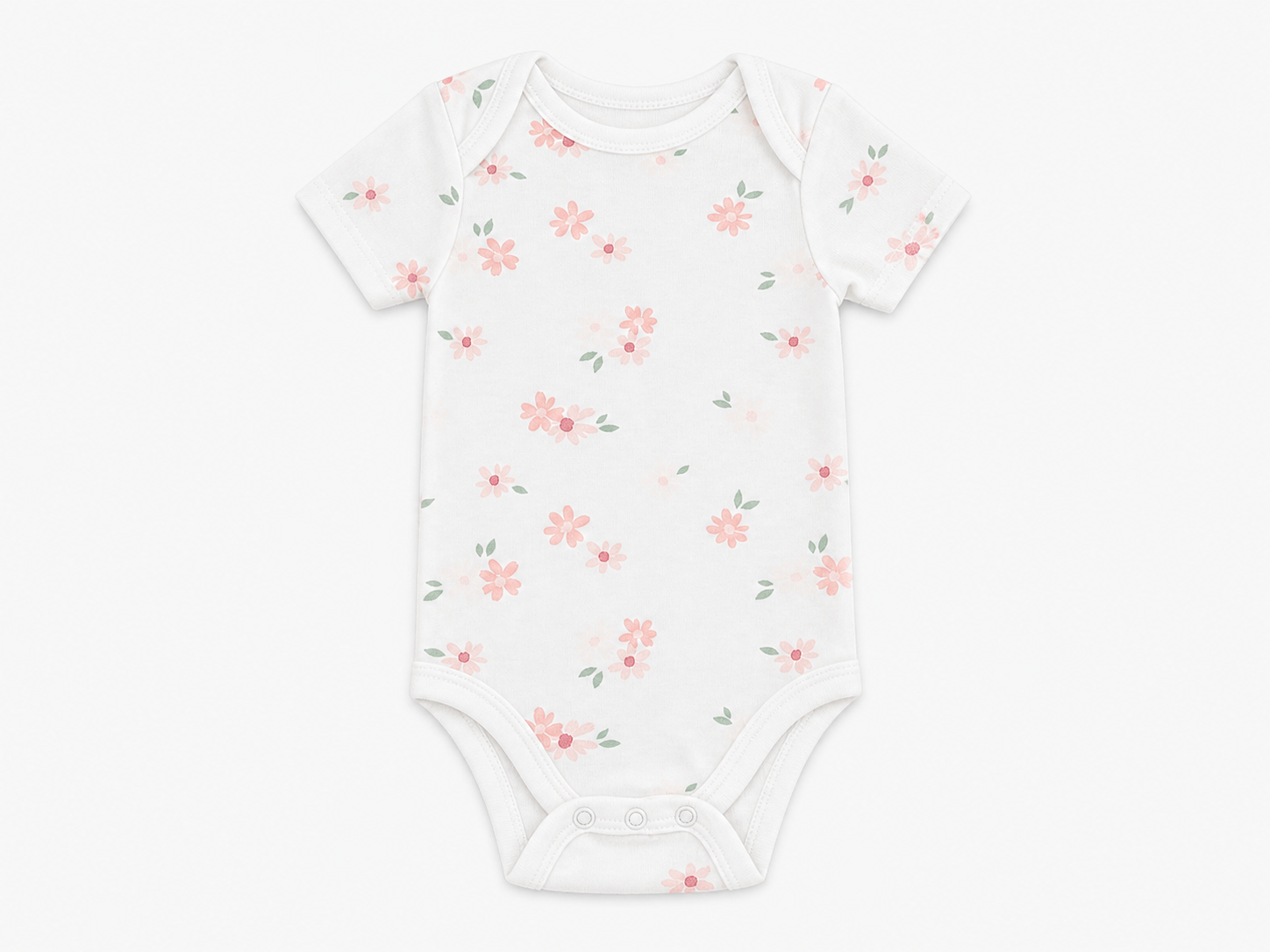 GRACO pink/oatmeal bodysuit set (3-pack)