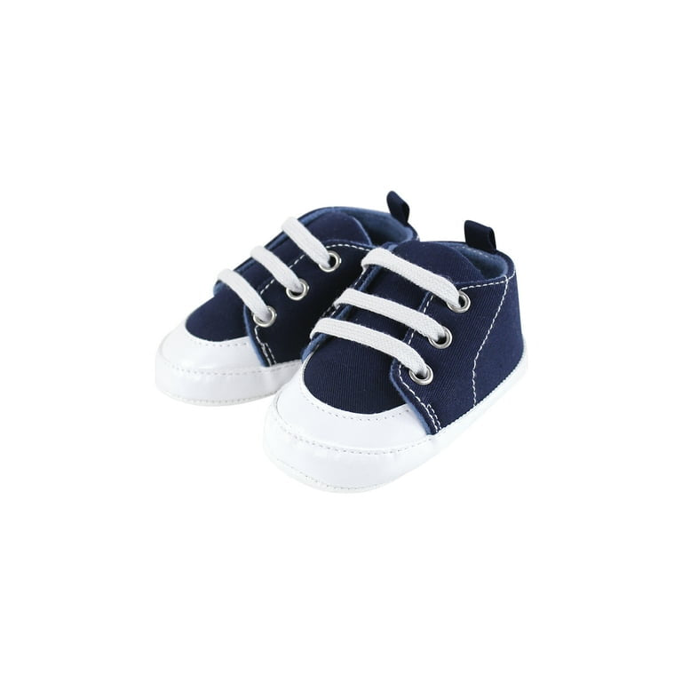 Baby Boy Cotton bodysuit,pants and shoe set, blue gingham Bow tie .