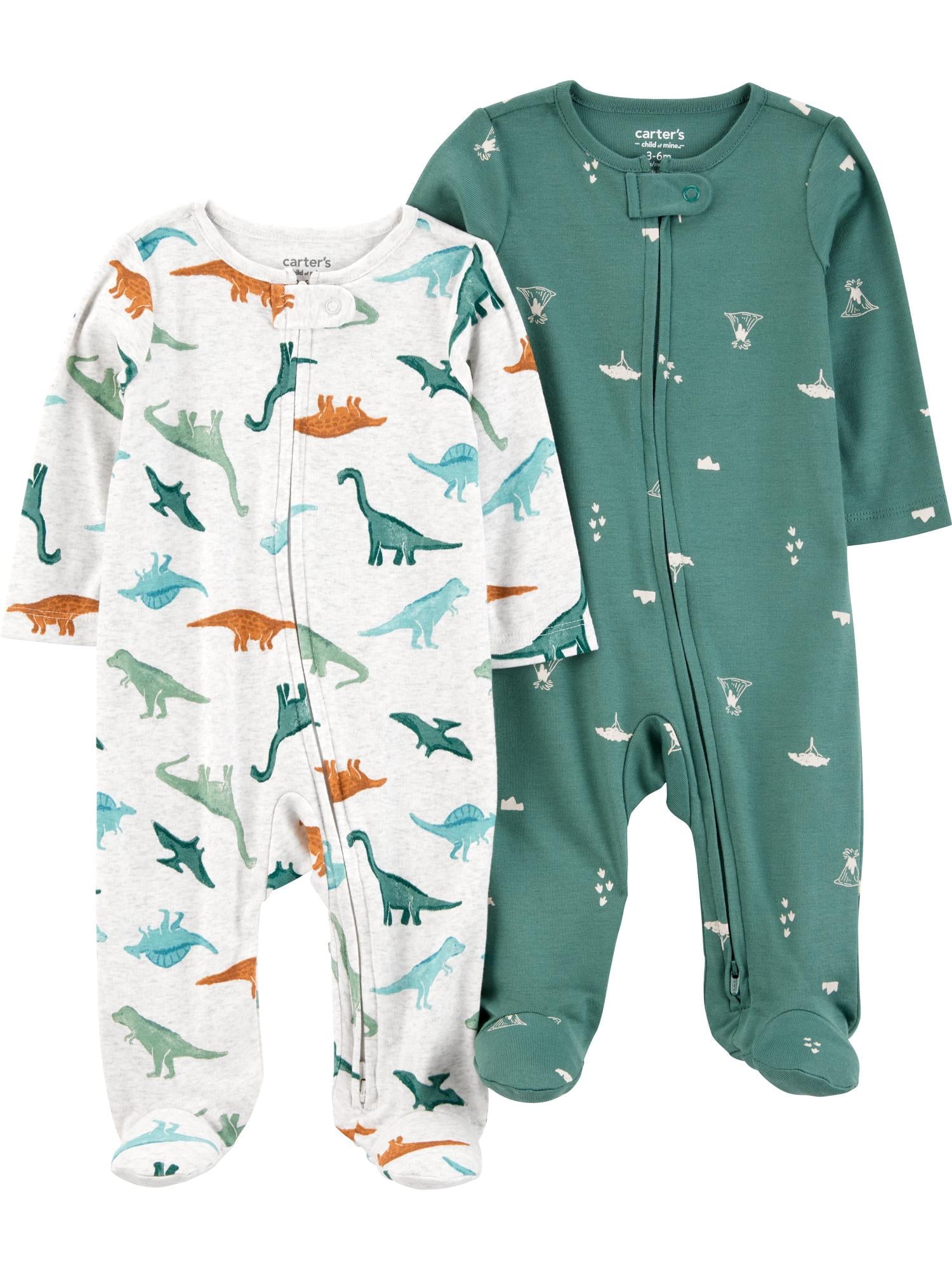 Carters 2 way zipper overall