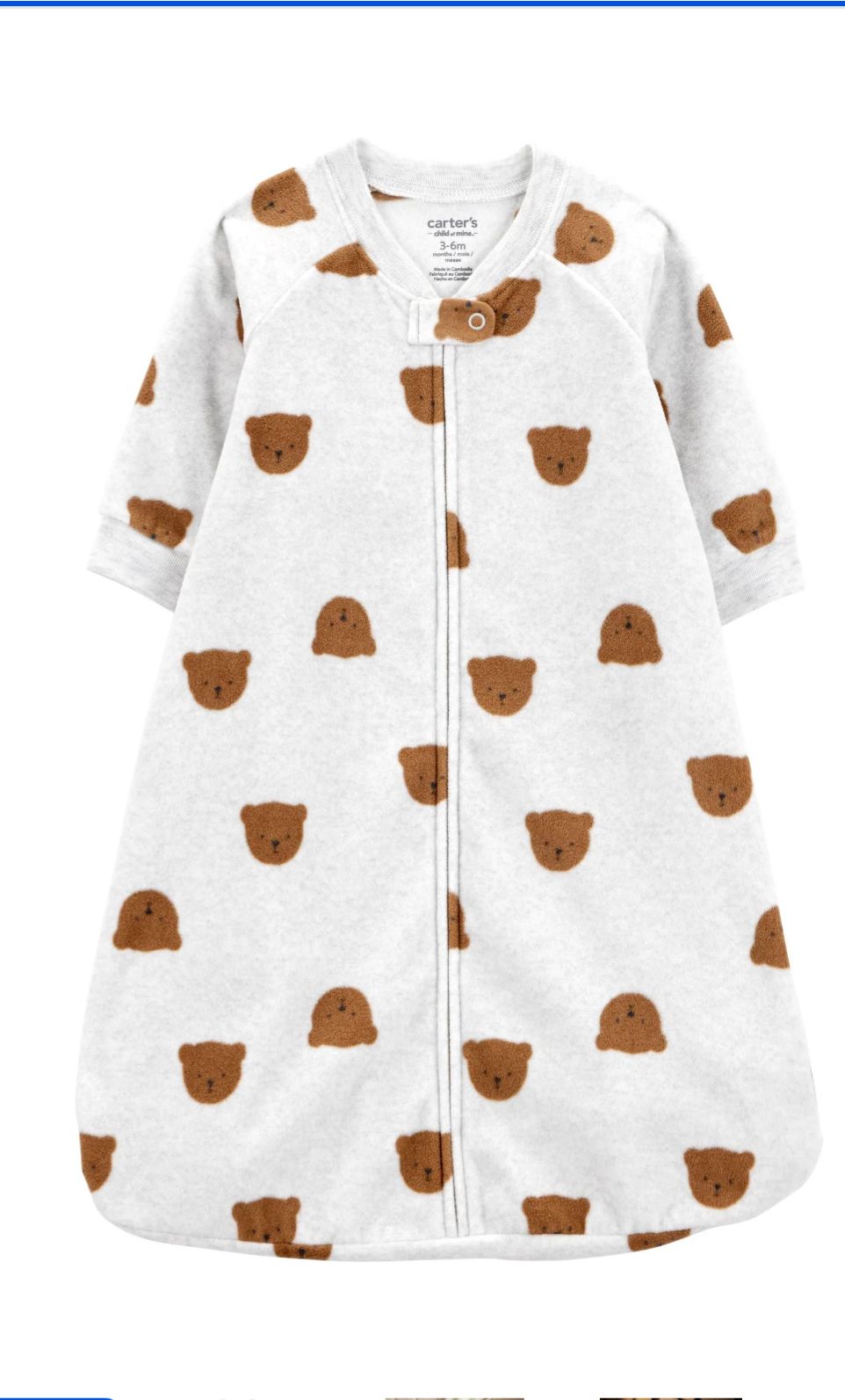 Sleeping bag teddy bear