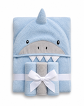 Shark towel with 3 washcloths