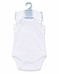 Baby white sleeveless bodysuit set (5-pack)