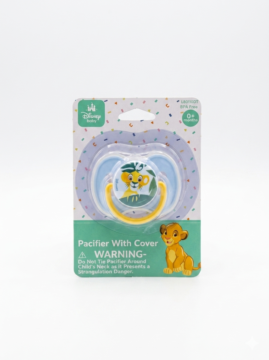 Lion pacifier with cover
